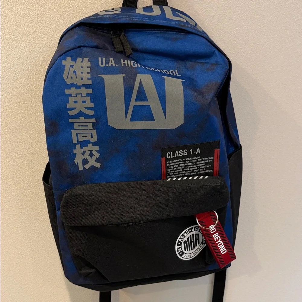 My Hero Academia U.A. High School Blue Backpack Manga Anime